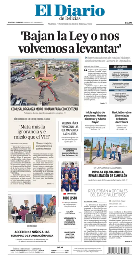Cover of El Diario de Delicias