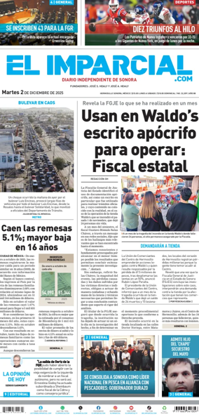 Cover of El Imparcial