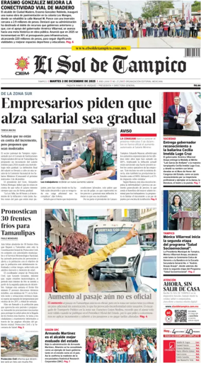 Cover of El Sol de Tampico