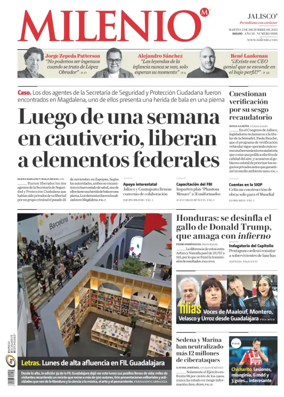 Cover of Milenio Jalisco