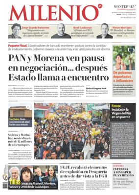 Cover of Milenio Monterrey