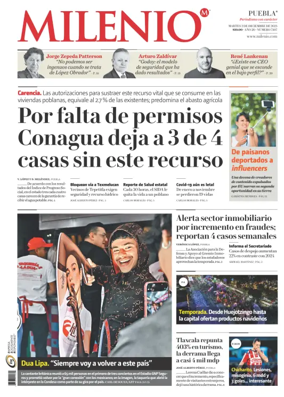 Cover of Milenio Puebla