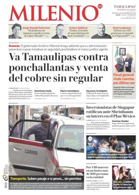 Cover of Milenio Tamaulipas