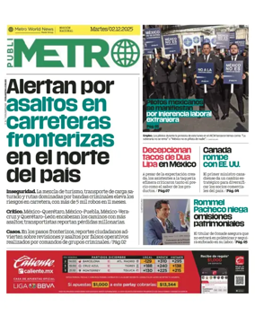 Cover of Publimetro Guadalajara