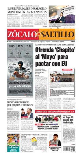 Cover of Zócalo Saltillo