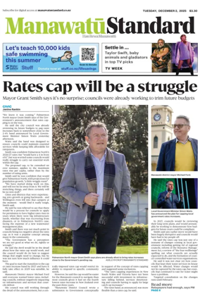 Cover of Manawatu Standard