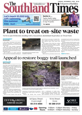 Cover of The Southland Times