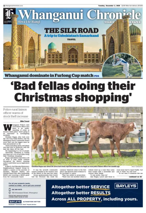 Cover of Wanganui Chronicle