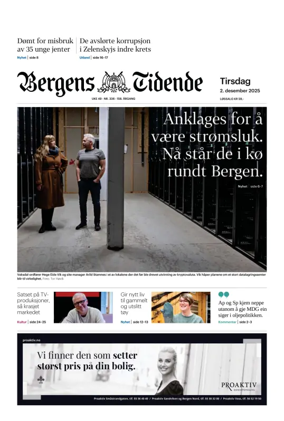 Cover of Bergens Tidende