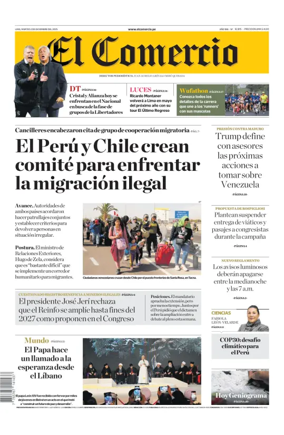Cover of Diario El Comercio