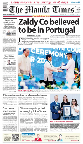 Cover of Manila Times