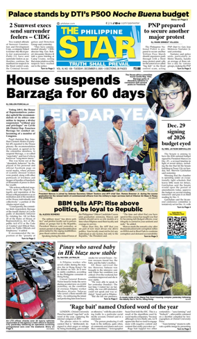 Cover of The Philippine Star