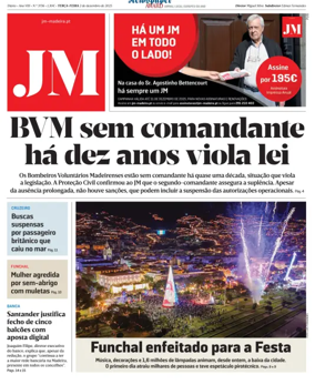 Cover of Jornal Madeira