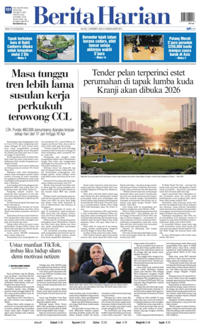 Cover of Berita Harian