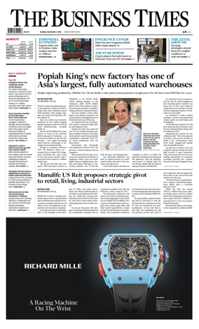 Cover of The Business Times