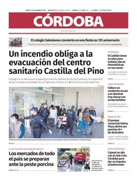 Cover of Diario Córdoba