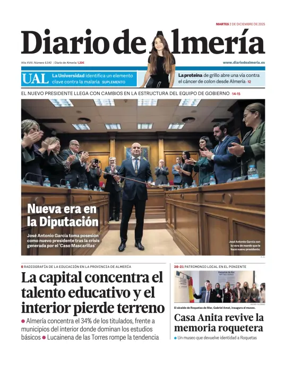 Cover of Diario de Almeria