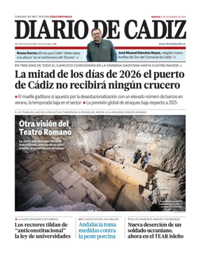 Cover of Diario de Cadiz