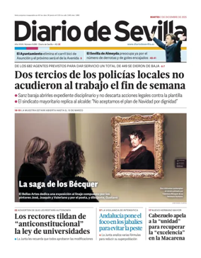 Cover of Diario de Sevilla
