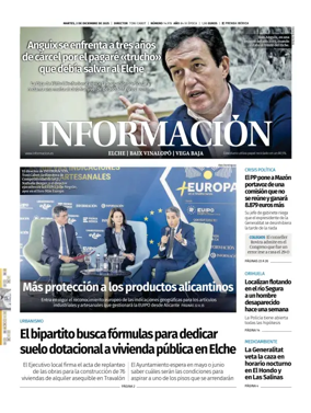 Cover of Diario Informacion (Elche y Vega Baja)