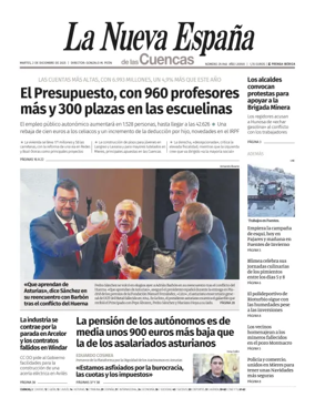 Cover of La Nueva España (Cuencas)