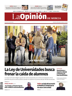 Cover of La Opinión de Murcia