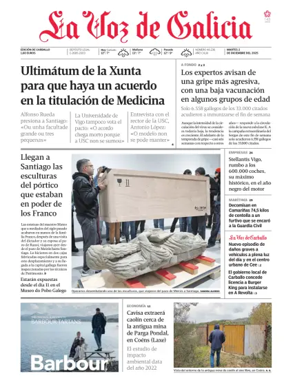 Cover of La Voz de Galicia (Carballo)