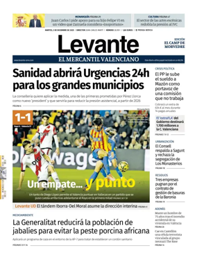 Cover of Levante EMV (Morvedre)
