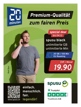 Cover of 20 Minuten - Zurich