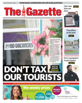 Cover of Blackpool Gazette