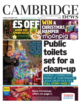Cover of Cambridge News