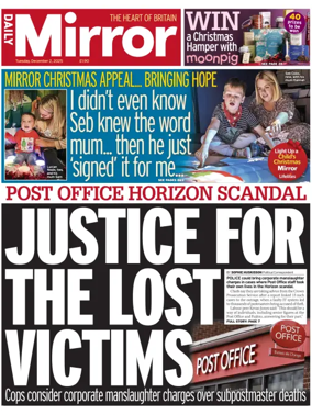 Cover of Daily Mirror