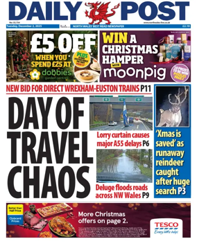 Cover of Daily Post (North Wales)