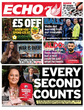 Cover of Liverpool Echo