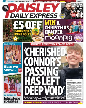 Cover of Paisley Daily Express