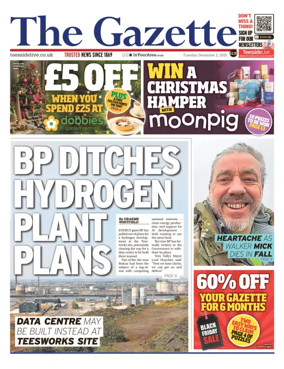 Cover of Teesside Evening Gazette