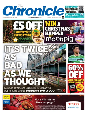 Cover of The Chronicle (South Tyneside and Durham)