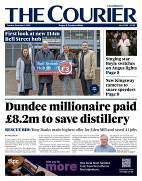 Cover of The Courier & Advertiser (Angus and The Mearns Edition)