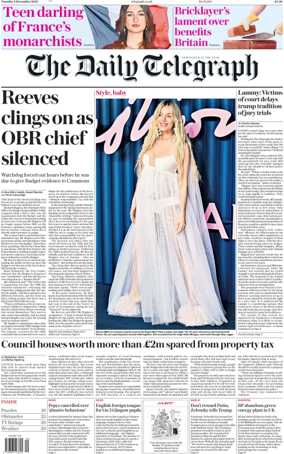 Cover of The Daily Telegraph