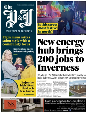 Cover of The Press and Journal (Highlands & Islands)