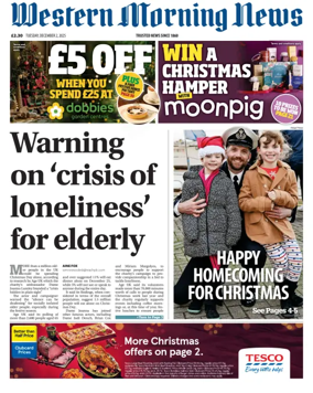 Cover of Western Morning News