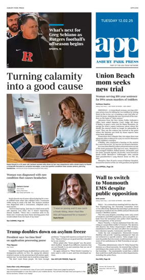 Cover of Asbury Park Press