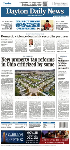 Cover of Dayton Daily News
