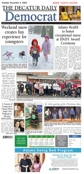 Cover of The Decatur Daily Democrat