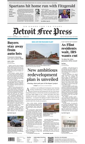 Cover of Detroit Free Press