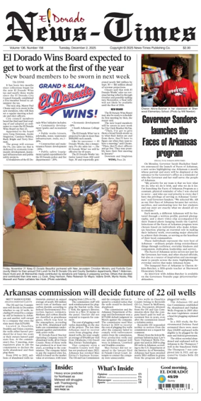 Cover of El Dorado News-Times (VCID - Camden News)