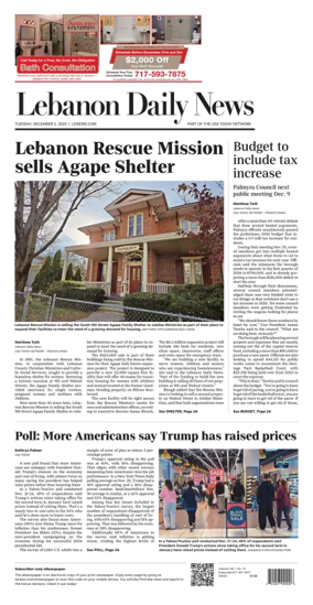 Cover of Lebanon Daily News