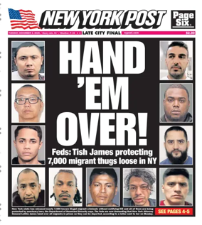 Cover of New York Post
