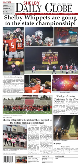 Cover of Shelby Daily Globe