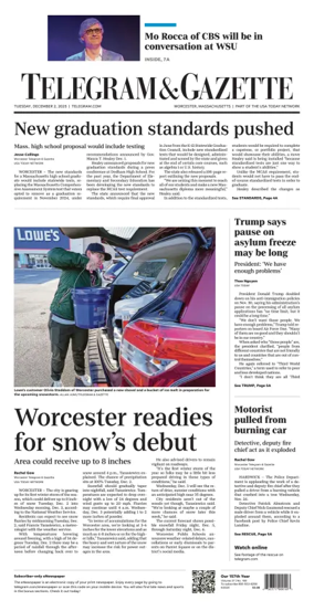 Cover of Telegram & Gazette